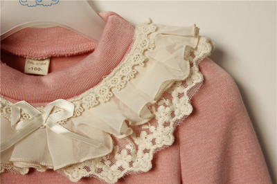 【2013新款冬裝女童打底衫 童針織衫 毛毛袖圓領(lǐng)加厚套頭衫138106】?jī)r(jià)格,廠家,圖片,童針織衫,湖州翔麟子服飾-